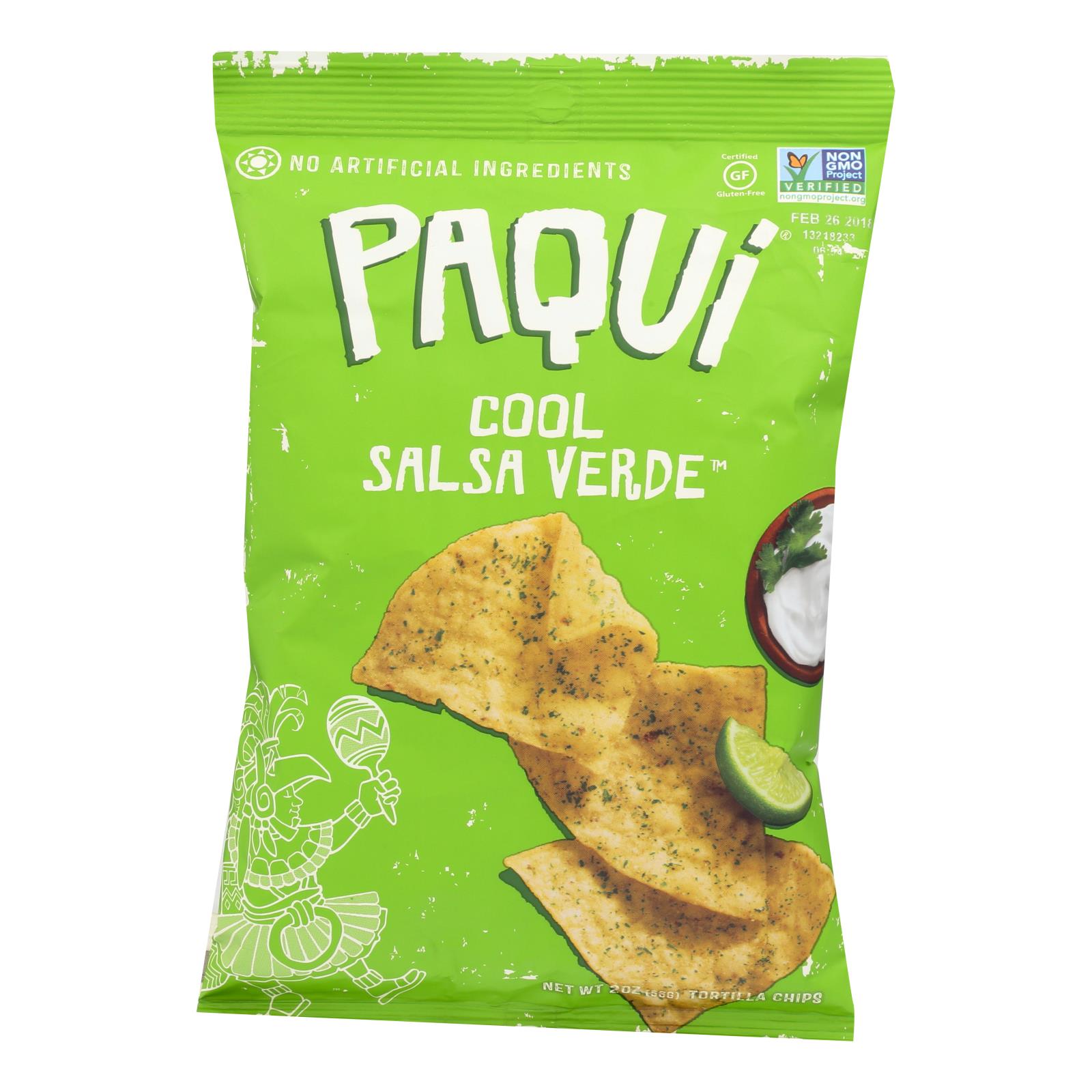 Paqui - Tort Chip Zsty Slsa Verde - Case of 6-2 OZ