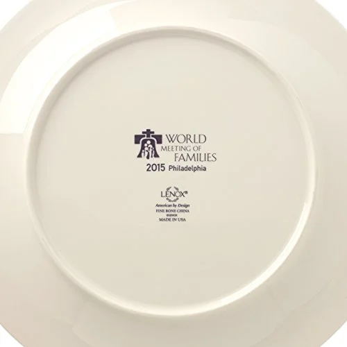 Lenox Pope Francis Commemorative Plate 2015