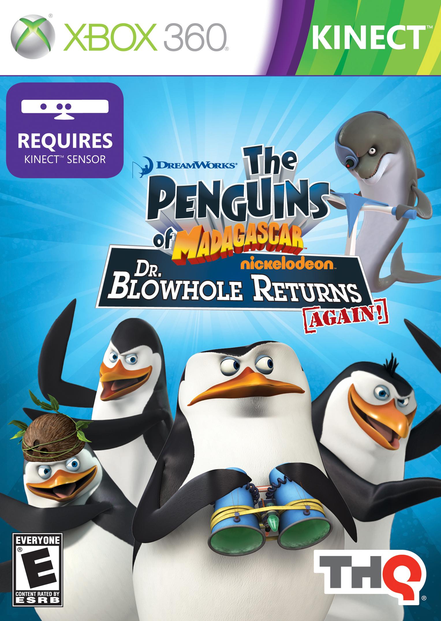 Penguins Of Madagascar: Dr. Blowhole Returns Again, THQ, XBOX 360, 752919553381