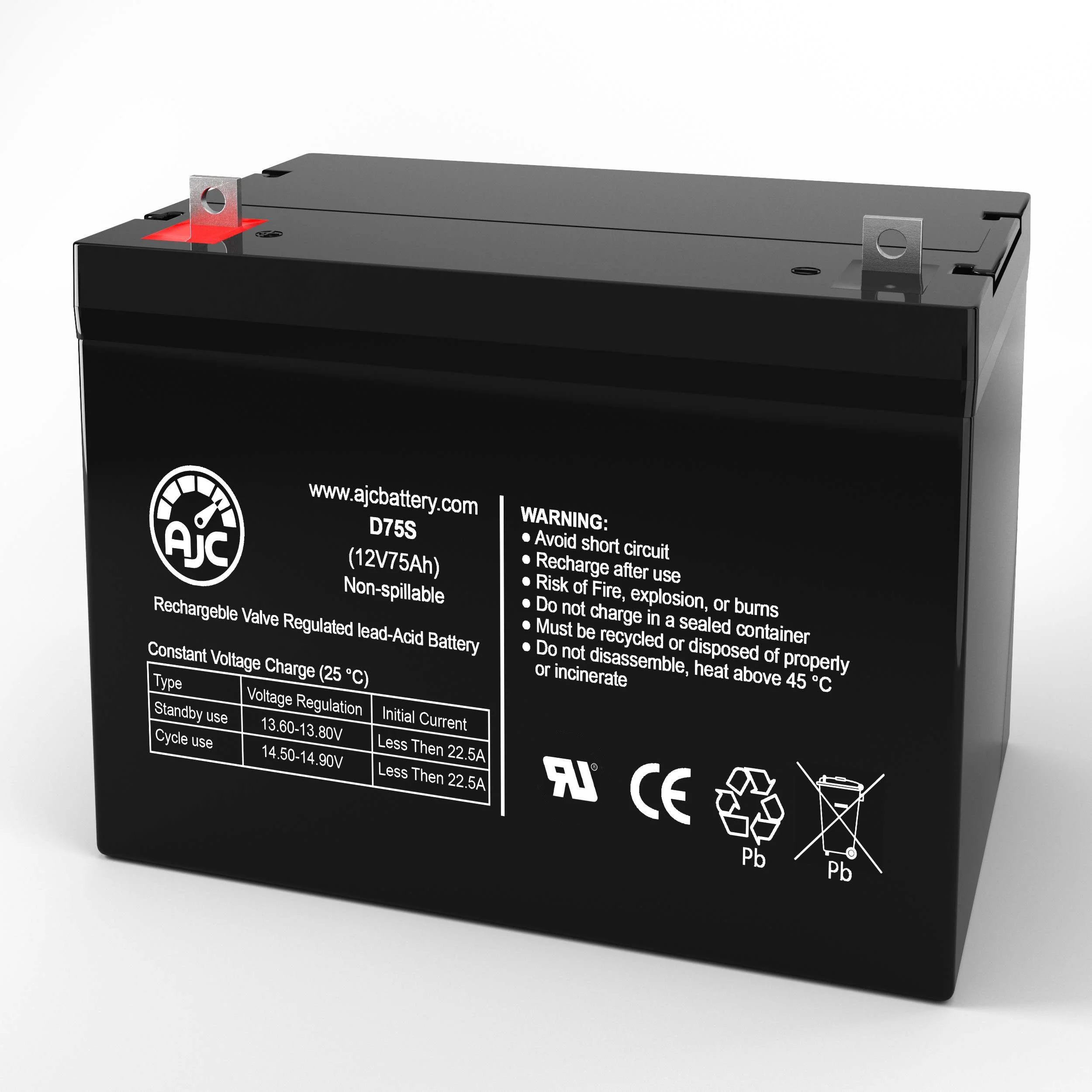 Douglas Guardian DG12-70 12V 75Ah UPS Battery - This Is an AJC Brand Replacement