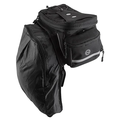 Sunlite RackPack Medium w/Pannier Bag Bag Rackpack Md W/panr Topload Bk (G)