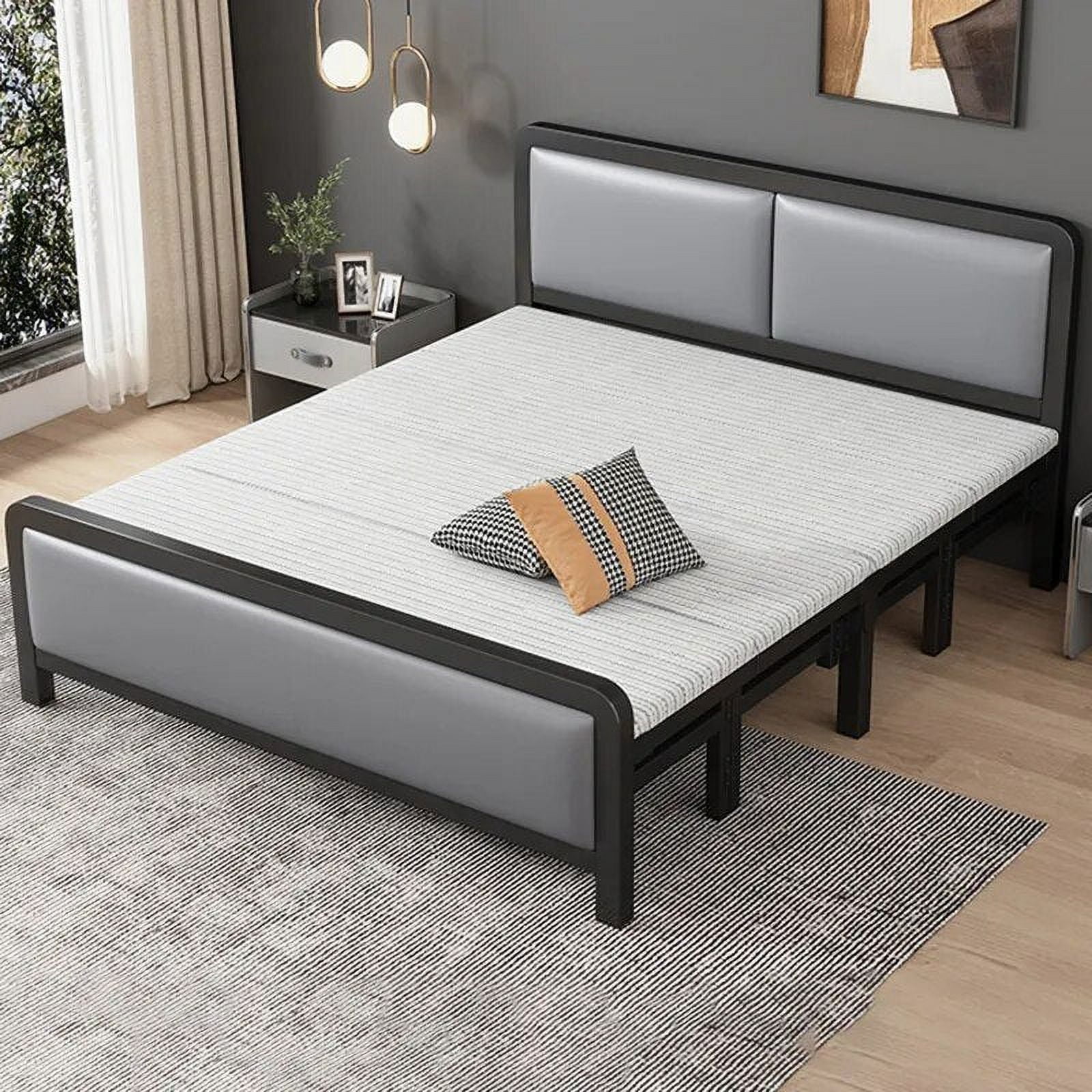 Modern Foldable Loft Bed Double Patio Metal Day Floor Nordic Bed Frame Cheap Adults Garden Cama Plegable Furnitures For Bedroom