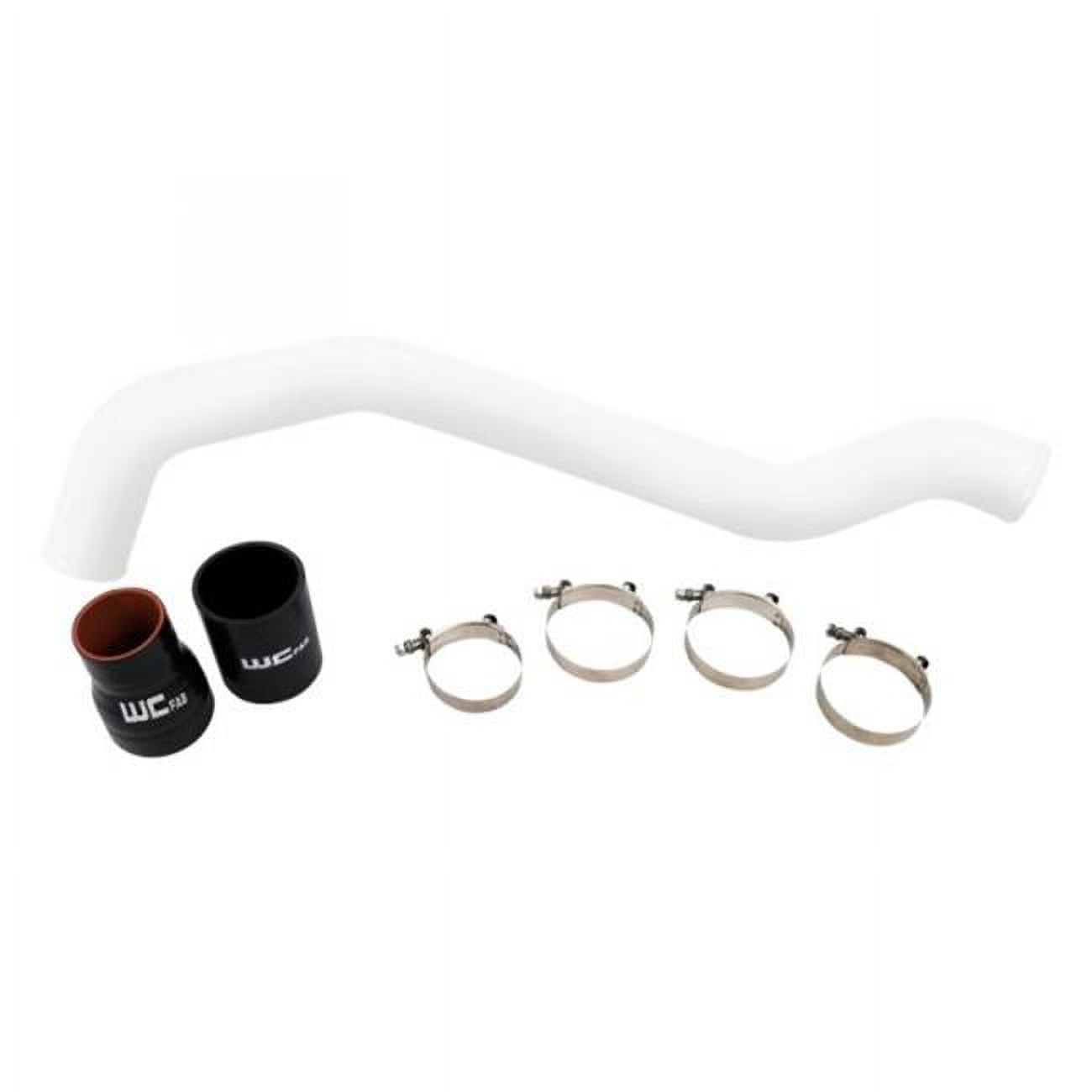 Wehrli  3 in. Duramax Driver Side Intercooler Pipe for 2007-2010 ChevyExpress, Gloss White