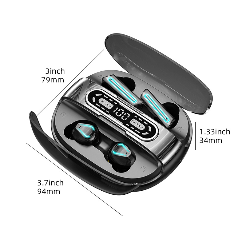 2023 New M56 Tws Waterproof In-Ear Hi-fi Stereo Wireless Earbuds Sports Life Headphones Gaming Headset For Iphone/Android, 800mAh Charger Case, (50mAh*2 Earbuds). Best Gifts To Man&Women.