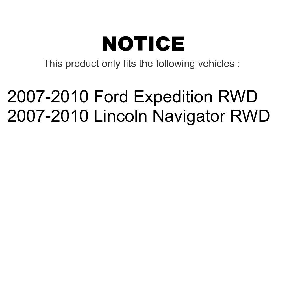 Transit Auto - Front Wheel Bearing And Tie Rod End Kit For 2007-2010 Ford Expedition Lincoln Navigator RWD K77-100212