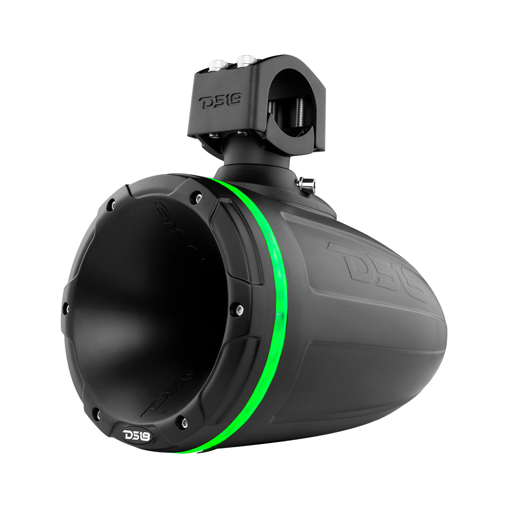 DS18 HYDRO 1.75 Driver Wakeboard Pod Tower Speaker w/Integrated RGB LED Lights - Black - 900W [NXL-XDT/BK]