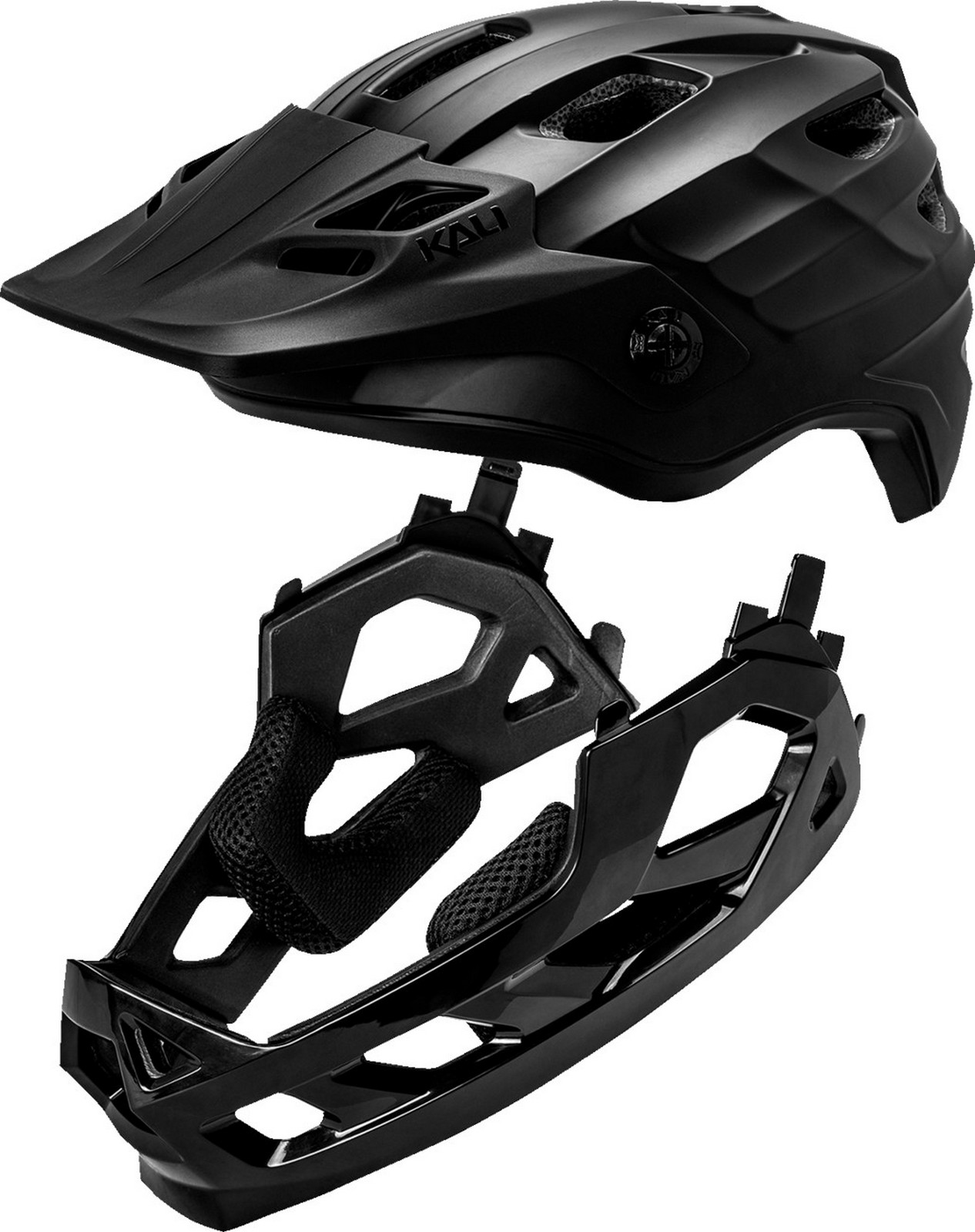 Kali Maya Race Childrens MTB Mountain Bike Helmet Black