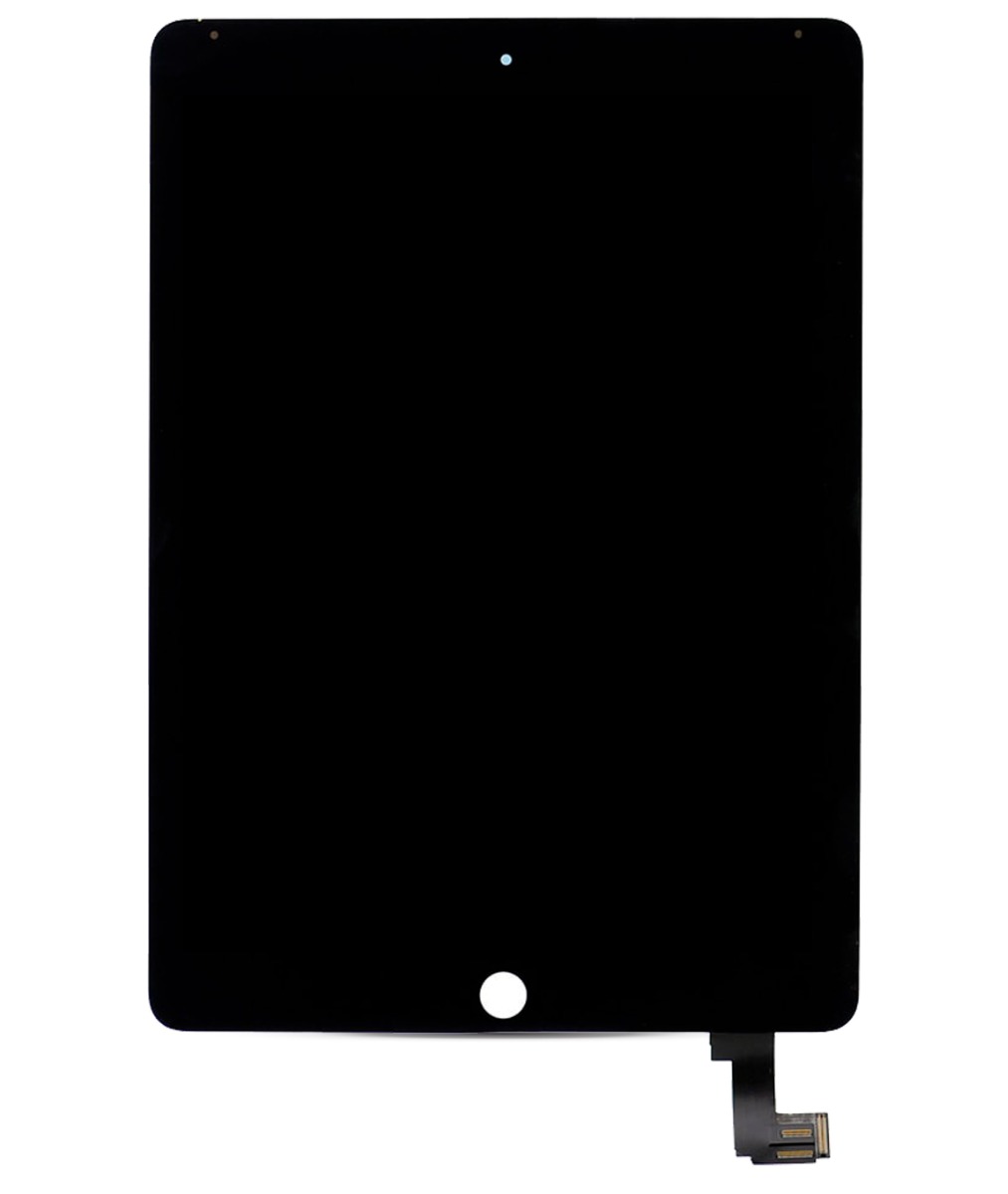 Replacement LCD Assembly With Digitizer Compatible For iPad Air 2 (Sleep / Wake Sensor Flex Pre-Installed) (Aftermarket Pro: XO7) (Black)