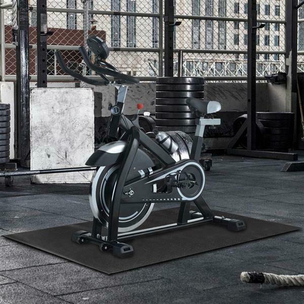 Brand New Treadmill Mat Gym Rubber Floor Mat High Density Fitness Exercise Equipment Mats,Extra Large Exercise Bike Mat,Jump Rope Mat,Elliptical Mat,Protective Flooring 78.74 x 35.43 x 0.236