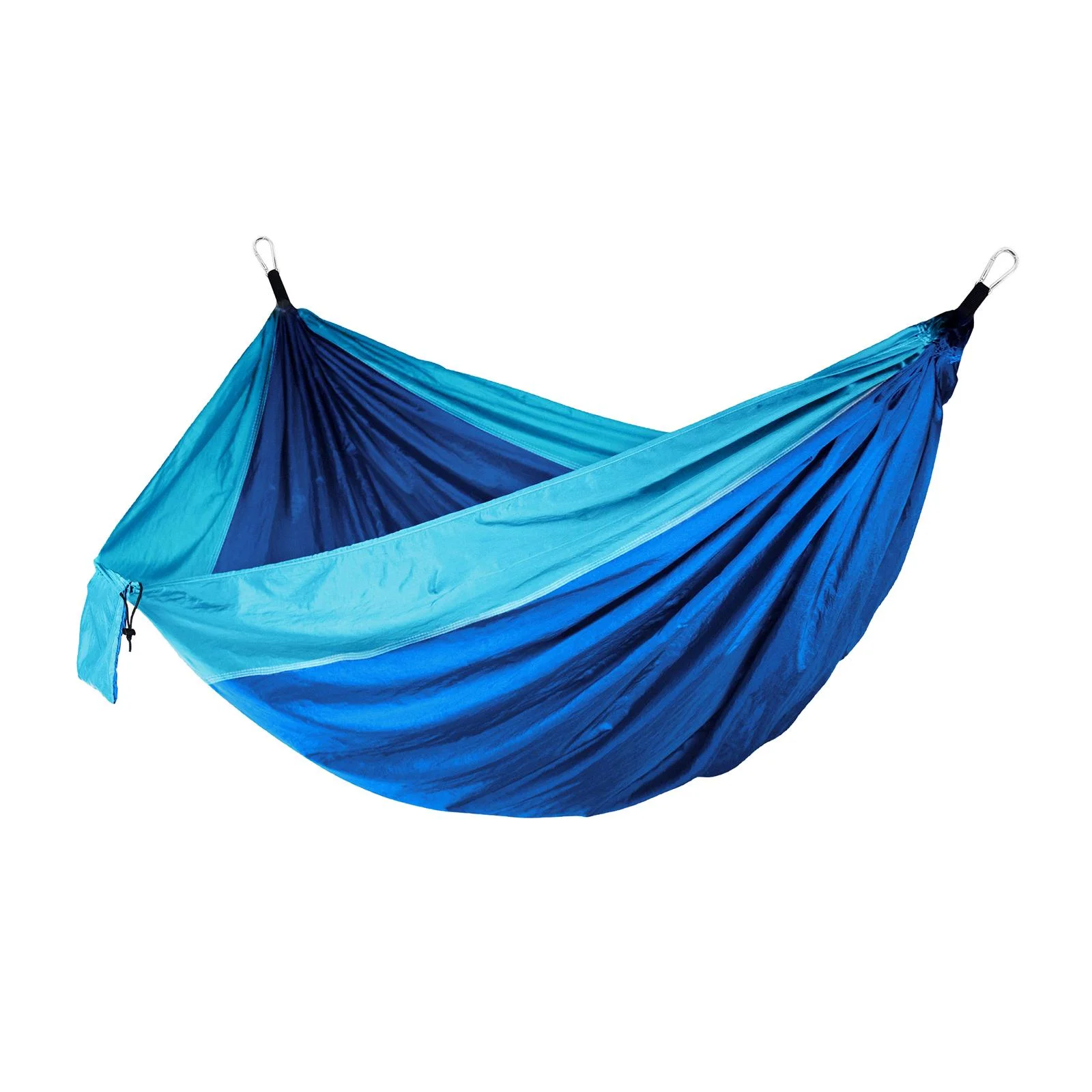 Camping Hammock Double Portable Hammocks with Straps, Lightweight Nylon Parachute Hammocks for Backpacking, Travel, Beach, Backyard, Patio, Hiking - Blue, 270x140CM