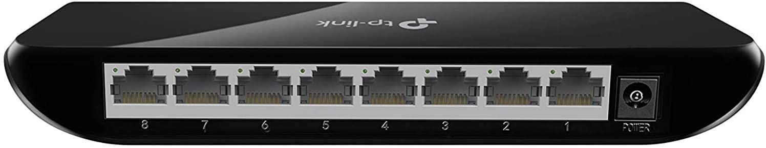 8 Port Gigabit Ethernet Network Switch | Plug and Play | Desktop or Wall-Mount | Case Ethernet Splitter
