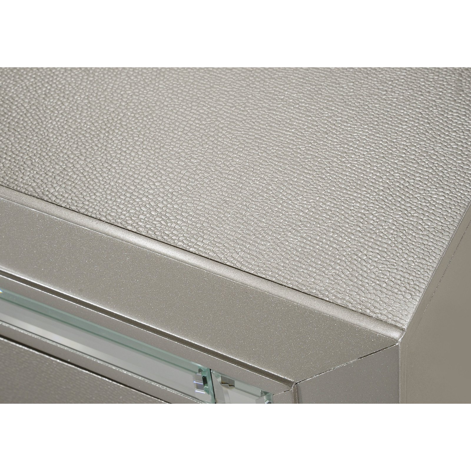 Picket House Furnishings Glamour Youth 5 Drawer Chest in Champagne