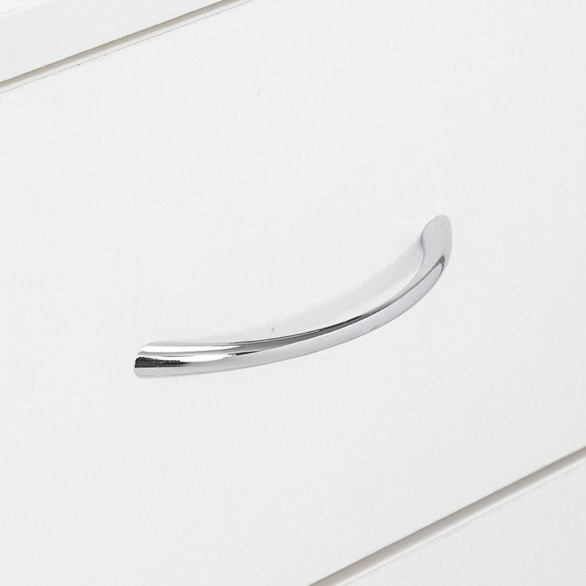 Arturesthome MDF Wood Simple 4-Drawer Dresser White