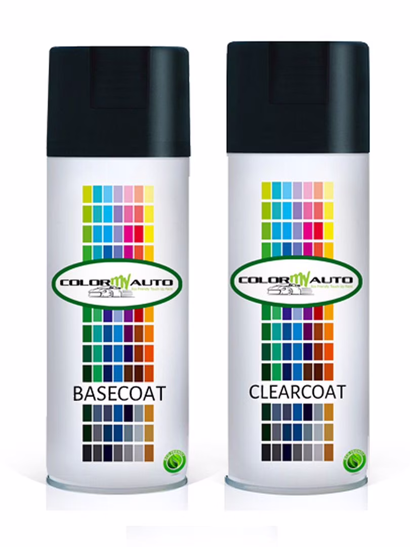 for Audi Q7 2010-18 Graphite Gray Metallic LM7W Base Coat & Clear Coat Aerosol