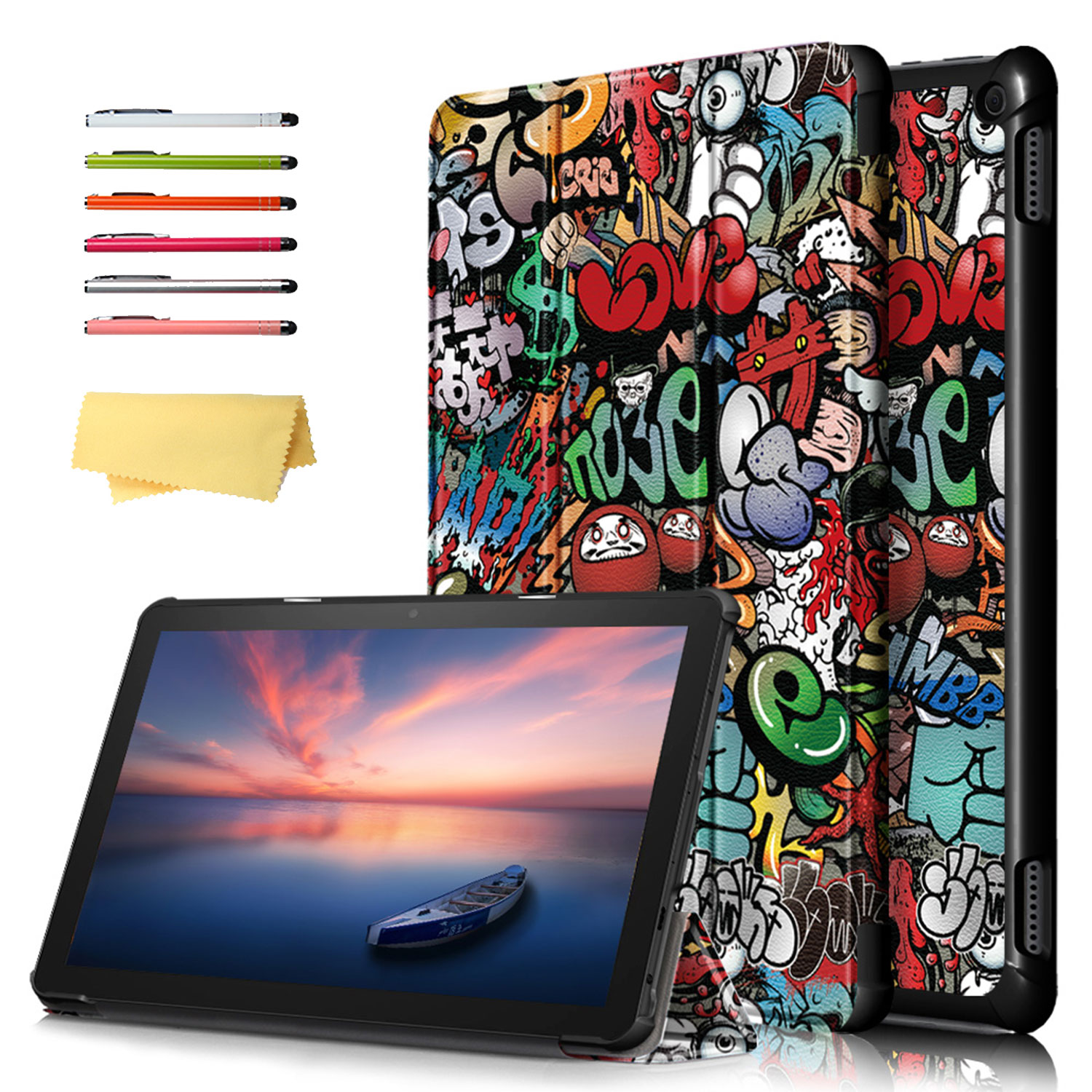 UUCOVERS Kindle Fire HD 10 Case (Only Fit 11th Generation, 2021 Release) and 10.1