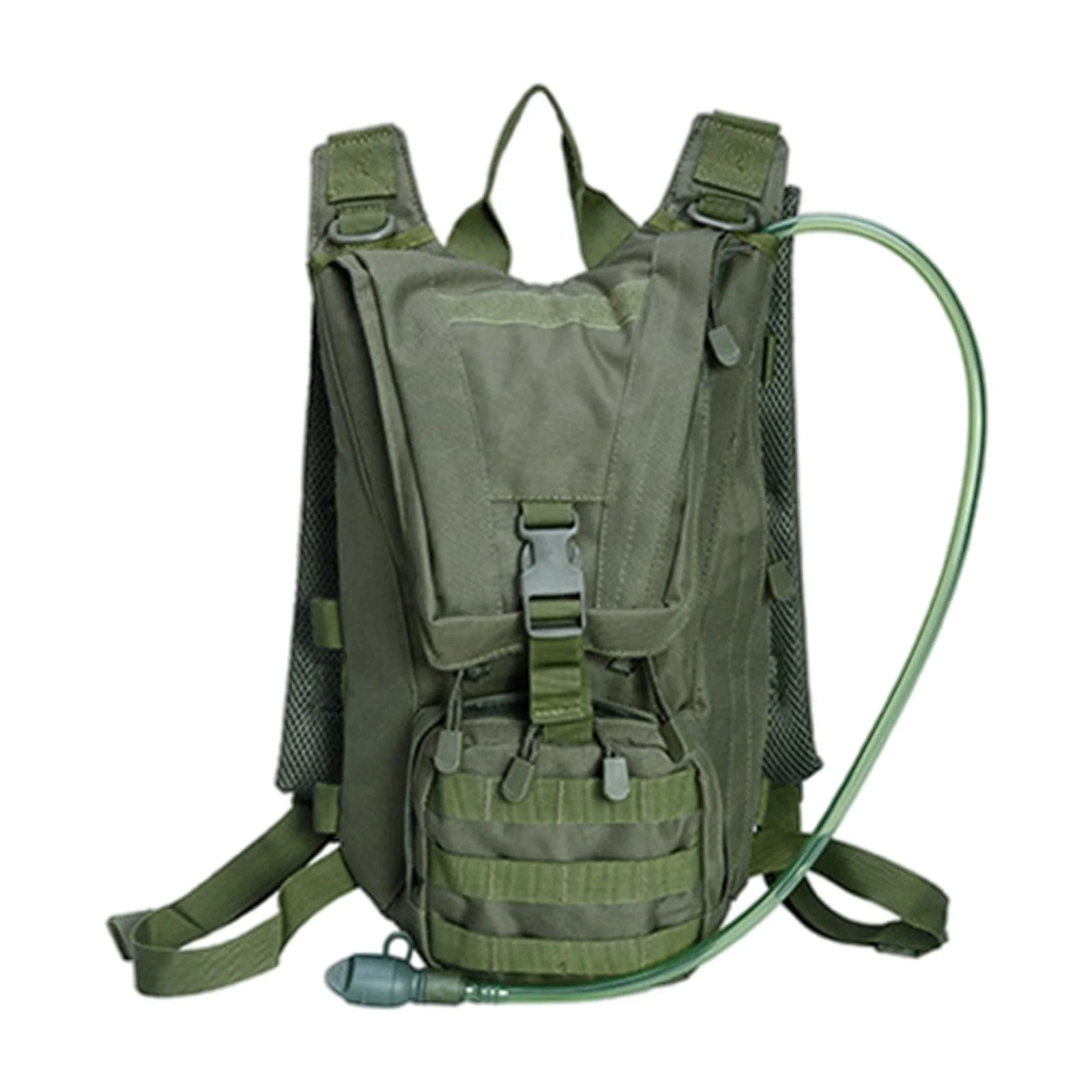 Adventure Water Bladder Backpack Daypack Large Capacity Rucksack Haversack for Backpacking Traveling Hiking Climbing Camping Green