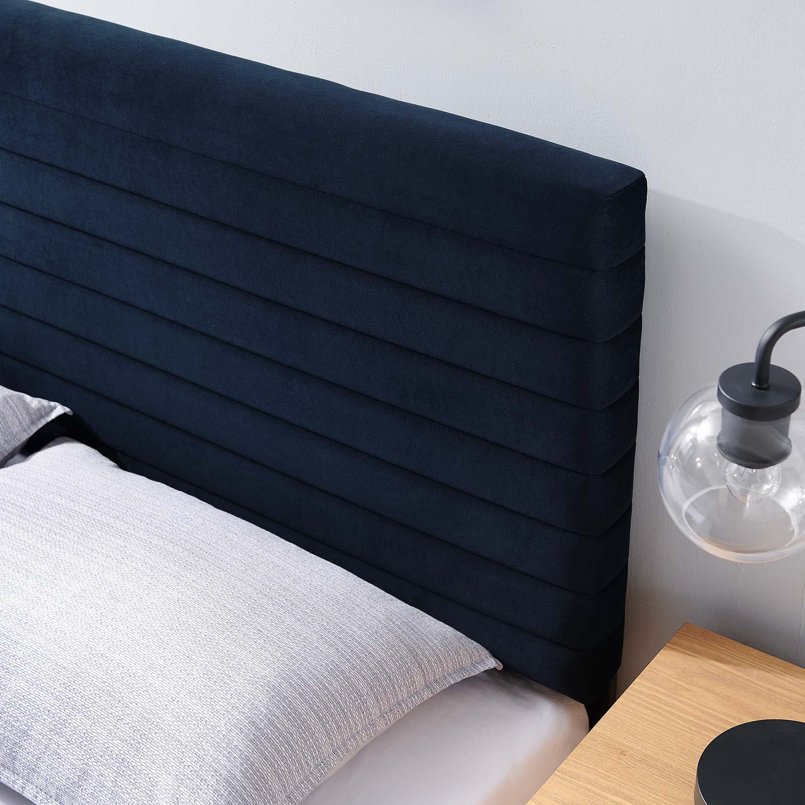 Modway Tranquil Full/Queen Headboard in Midnight Blue