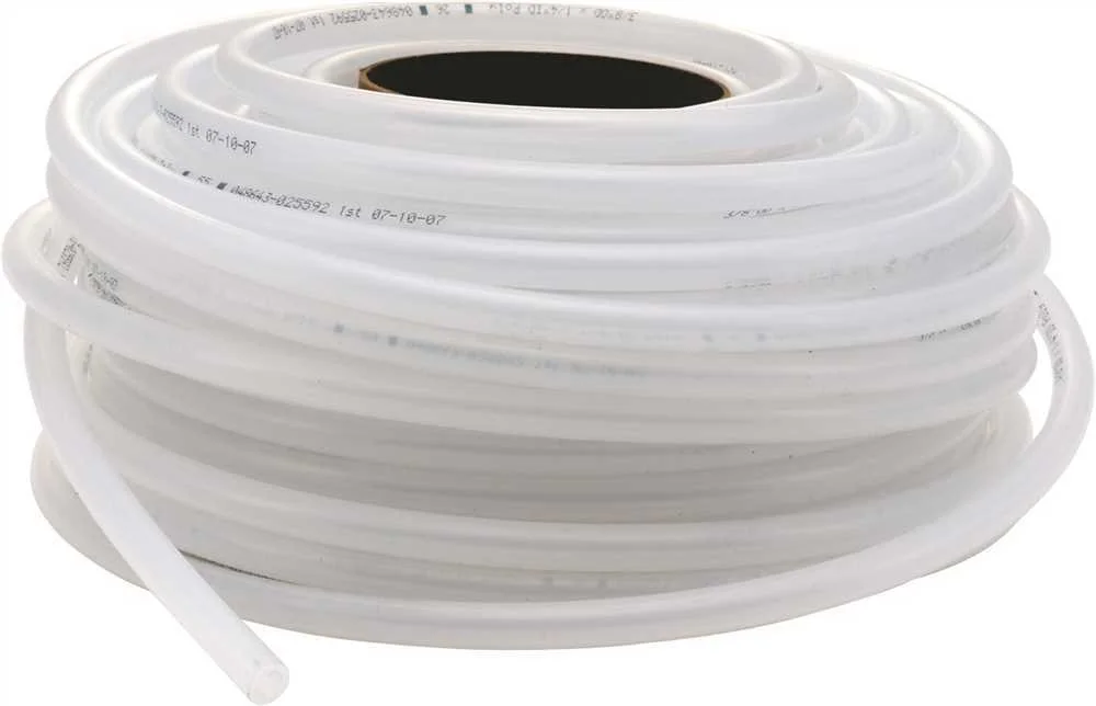 Sioux Chief 901-03020W01005 Vinyl Polyethylene Tube 1/4 OD x 17/100 ID White 100 ft