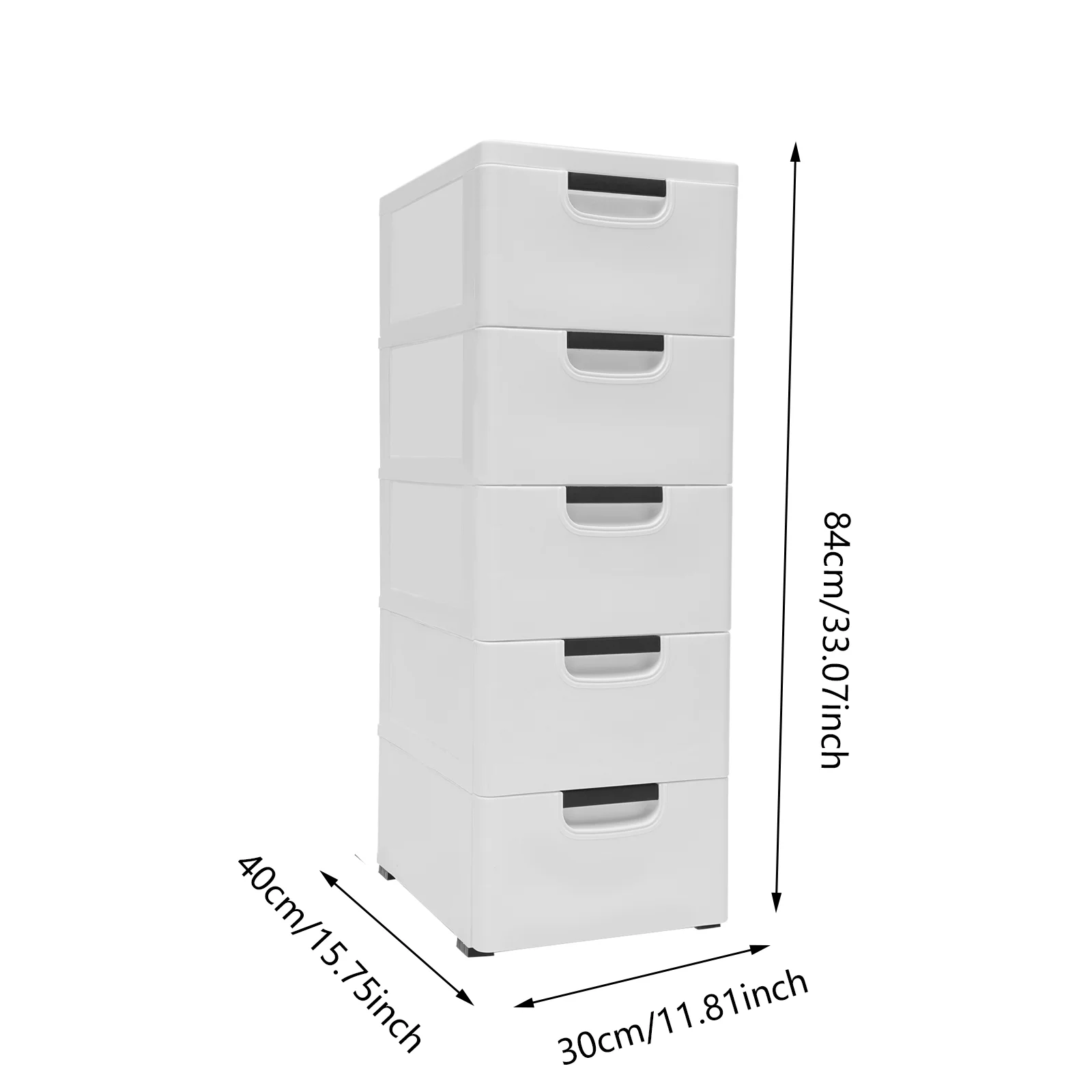 TOOL1SHOoo Plastic Drawers Dresser Storage Cabinet, 5 Drawer Stackable Vertical Clothes Storage Tower, Bedroom Tall Small Chest Closet, Organizer Unit for Hallway Entryway, Home Furniture