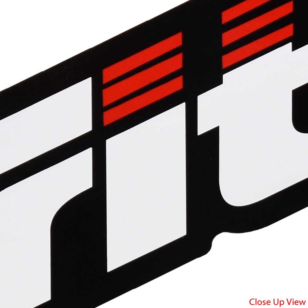 Triton Boat Brand Decal 210067 | Red White Black 11 1/2 x 3 5/8 Inch