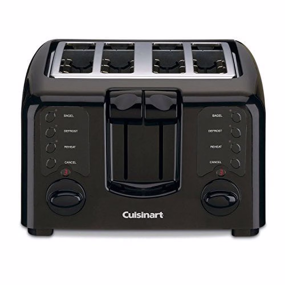 Cuisinart CPT-142BKFR Used Compact 4-Slice Toaster, Black