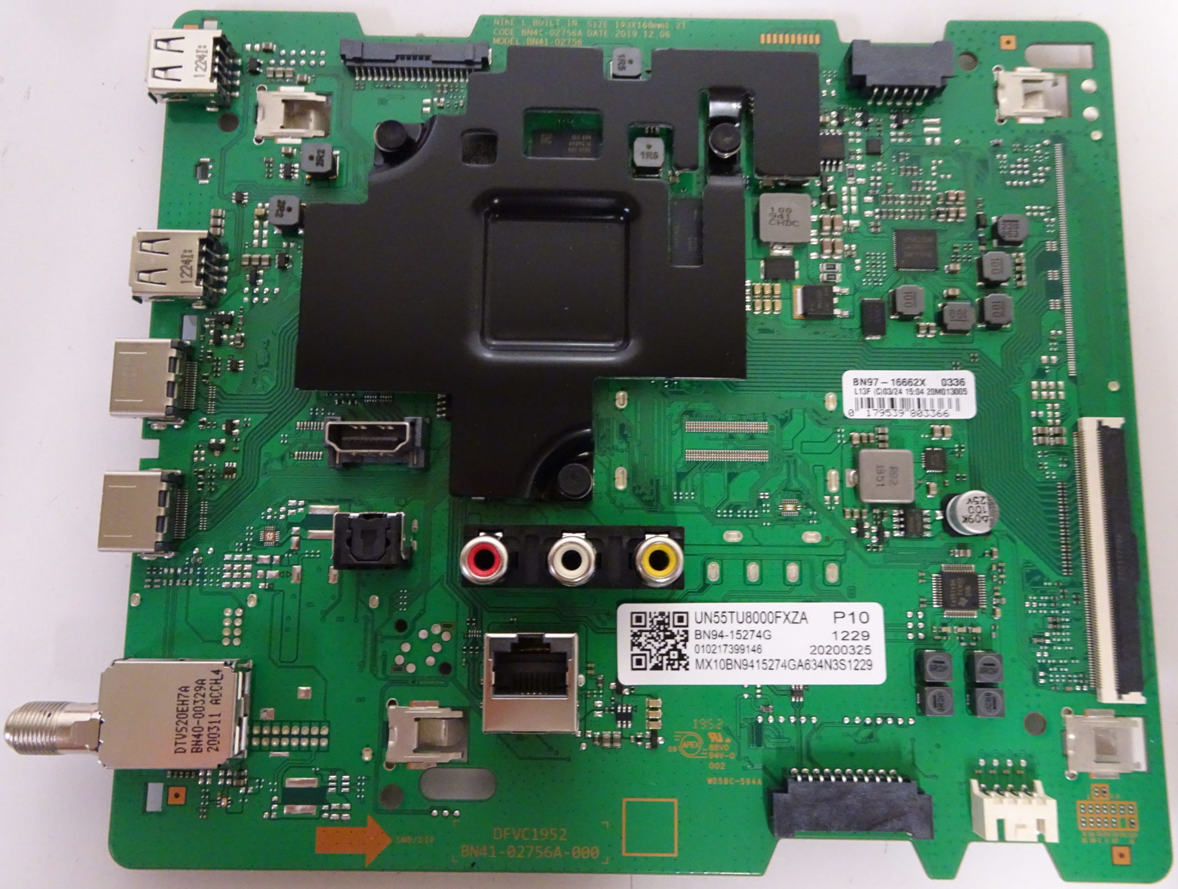 Samsung UN55TU8000FXZA Main Board (BN97-16662X) BN94-15274G