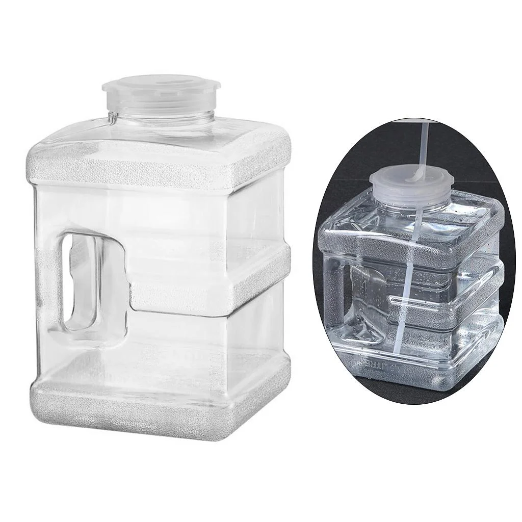 BPA Large Capacity Water Bottle, Portable Reusable Water Storage Container Carrier Jug for Camping Car Washing Drinking Outdoors 10L