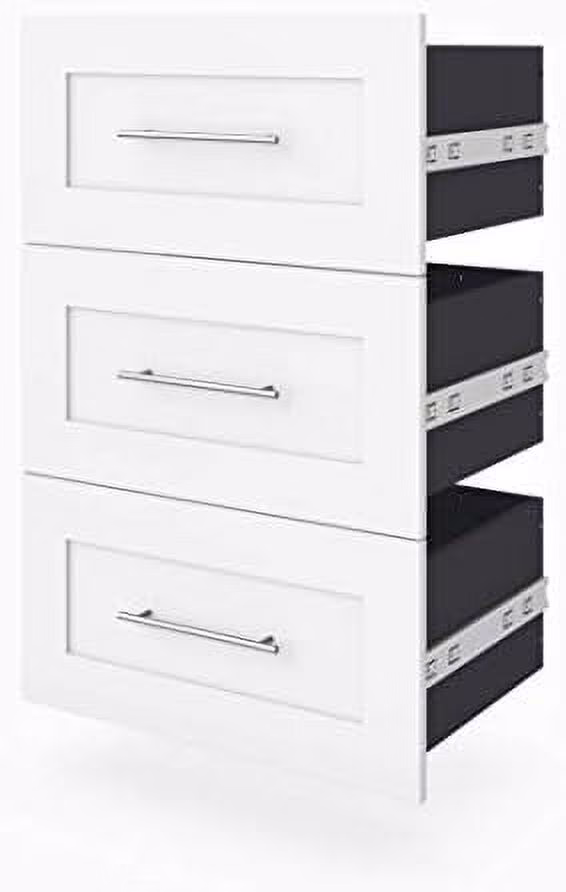 KHBIULIFE Pur 3-Drawer set for 25\u201C  unit in White