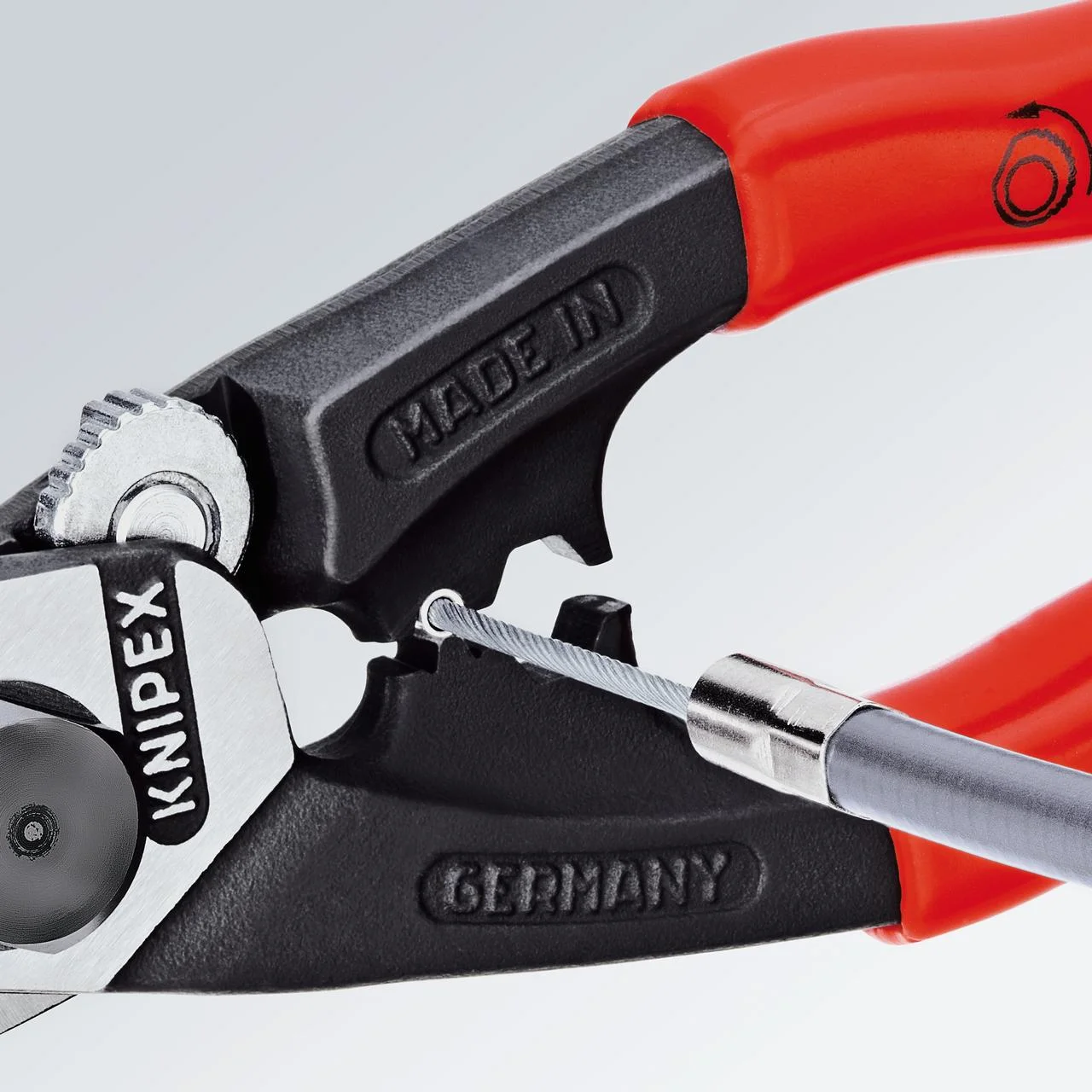 KNIPEX 95 61 190, 7.5-Inch Wire Rope Cutters