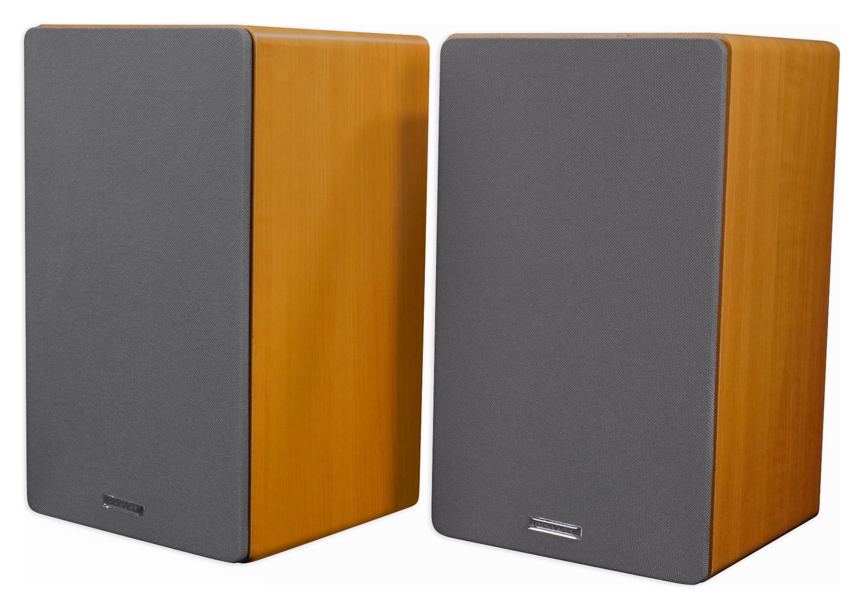 (2) Rockville RockShelf 68C 400w Wood 6.5 inch Home Theater Bookshelf Speakers/8 Ohm