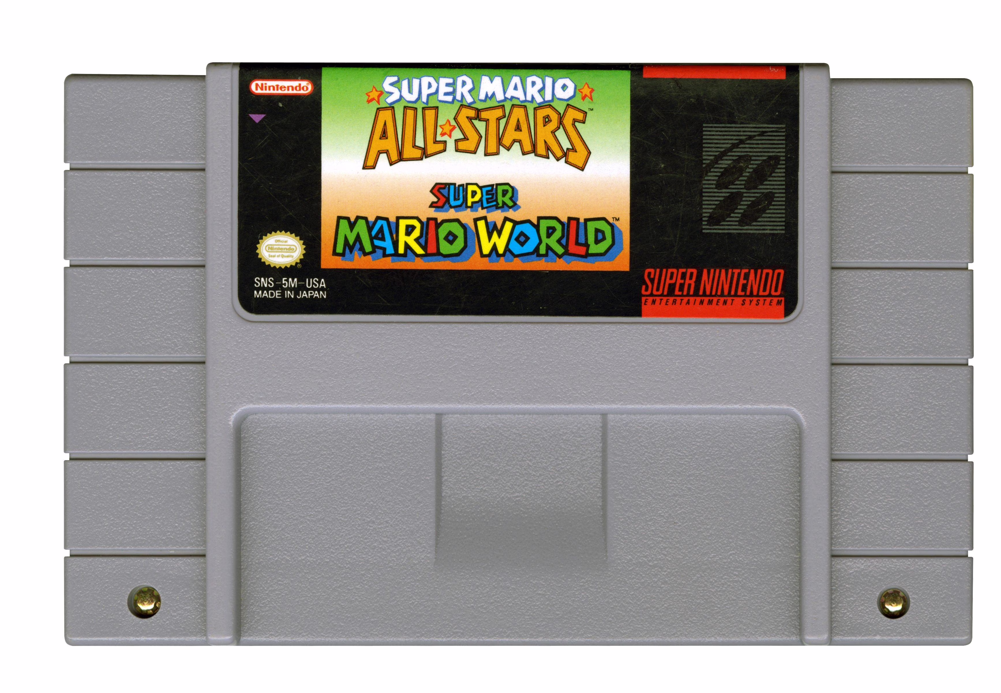 Super Mario All-Stars - SNES - with Super Mario World