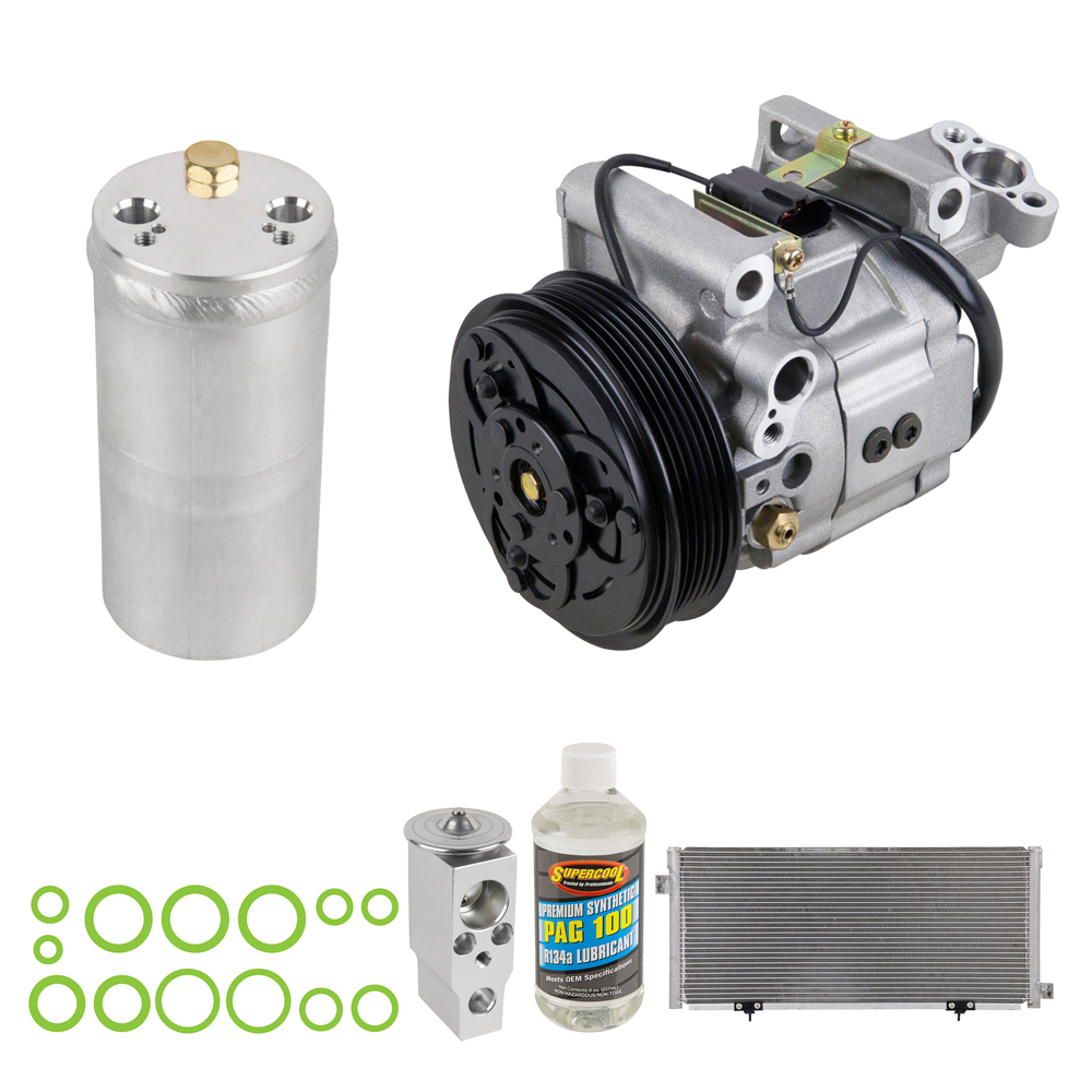 For Subaru Baja 2003 OEM AC Compressor w/ Condenser Drier - Buyautoparts