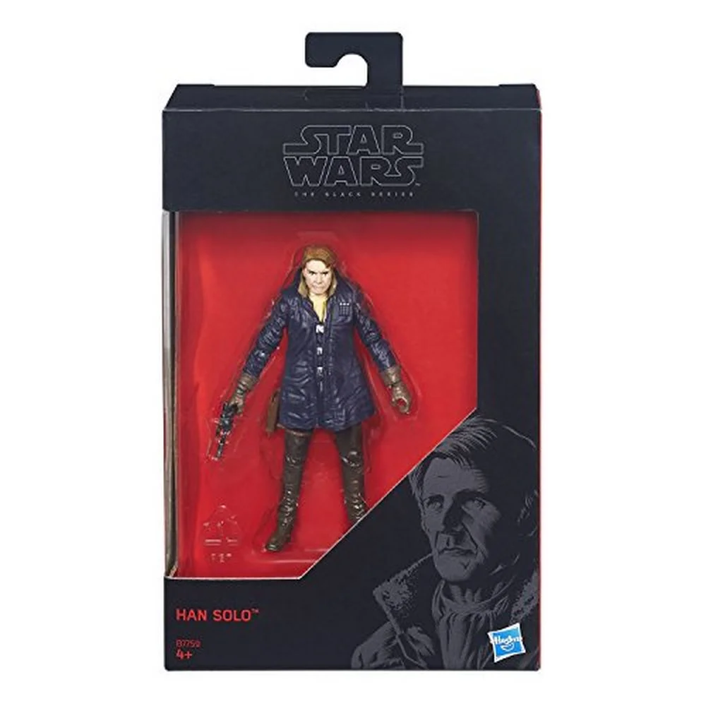 Star Wars:The Force Awakens, theBlack Series, Han Solo [Starkiller Base] Action Figure, 3.75 Inches