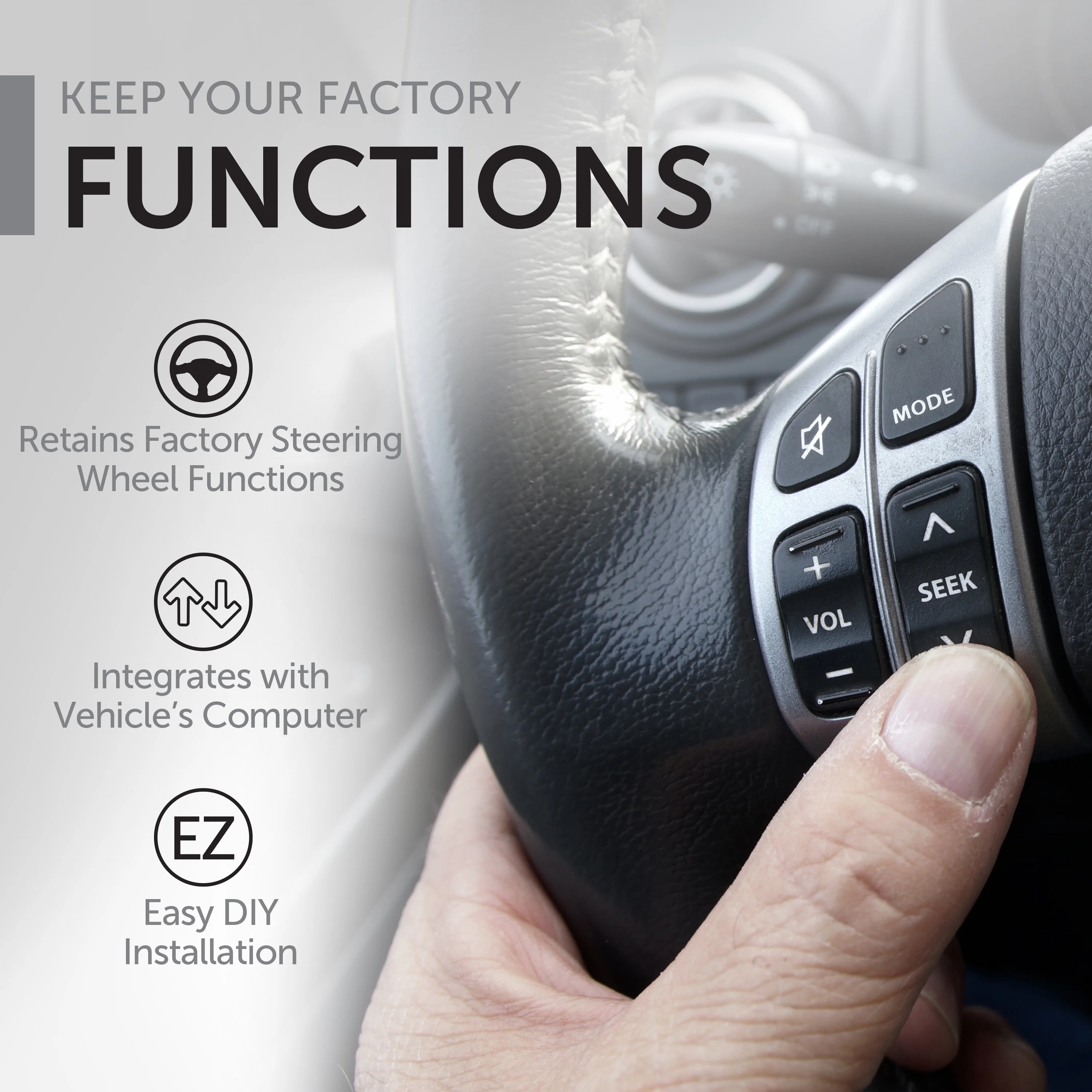 Metra WM-GM29-SWC Aftermarket Radio Data Interface and Harness General Motors 06-Up