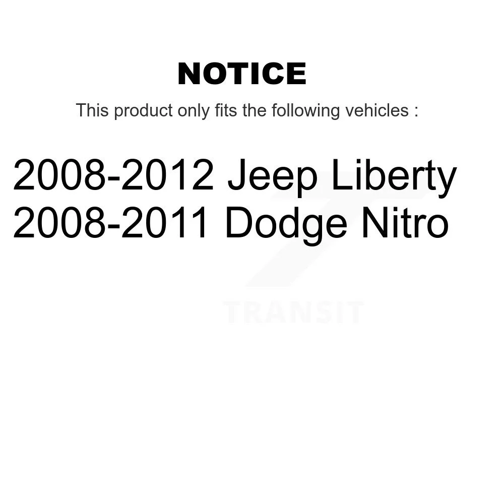 Transit Auto - Front Left (Driver) Steering Tie Rod End & Boot Kit For Jeep Liberty Dodge Nitro KTB-100449