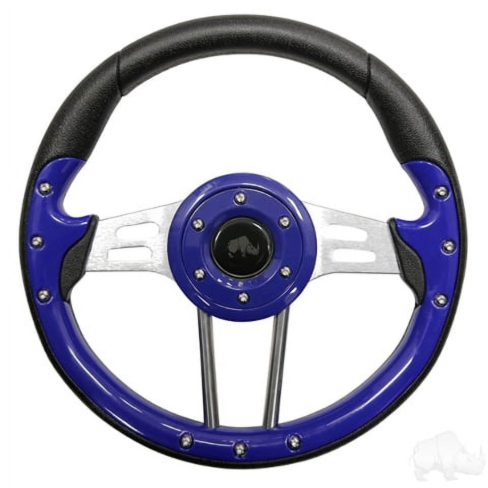 Aviator 4 Golf Cart Steering Wheel (Blue)