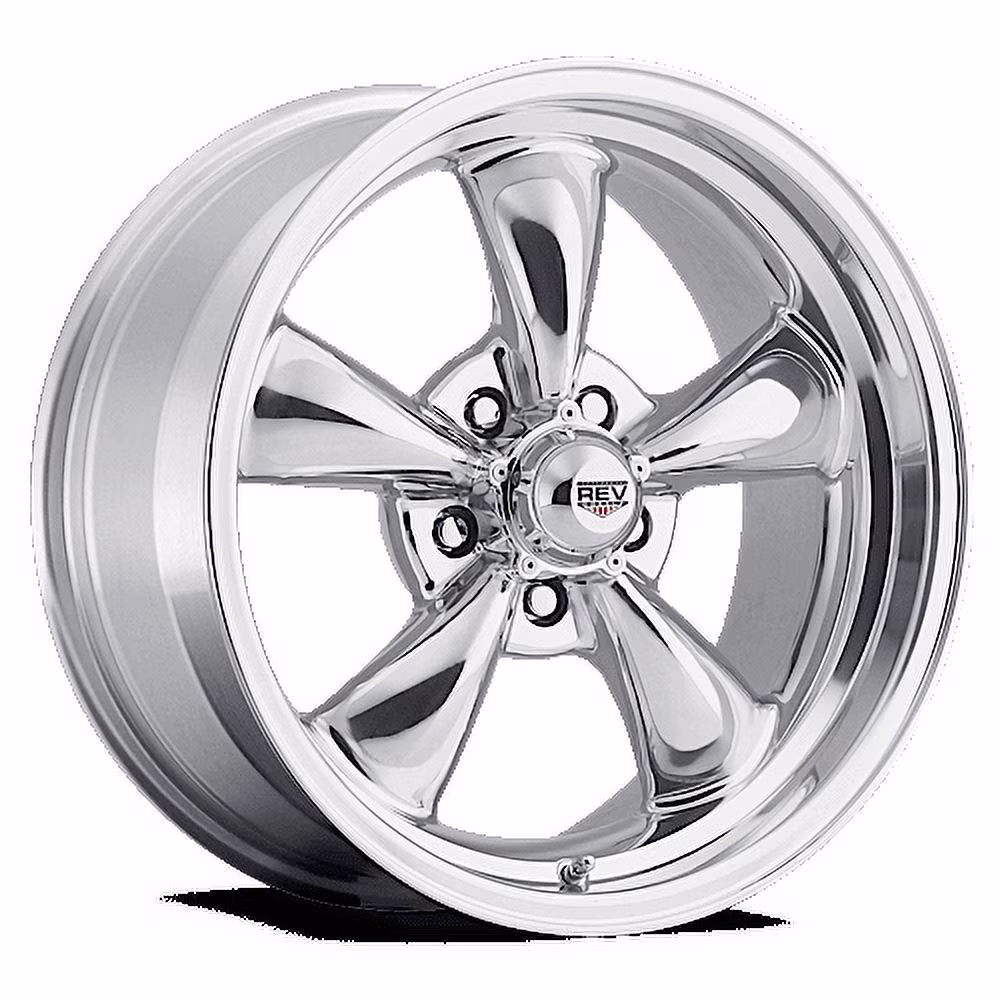 REV Wheels 100P-8806100 100 Series- 18x8 - 4.5 bs - 5x4.75/5x120.65 -Polished