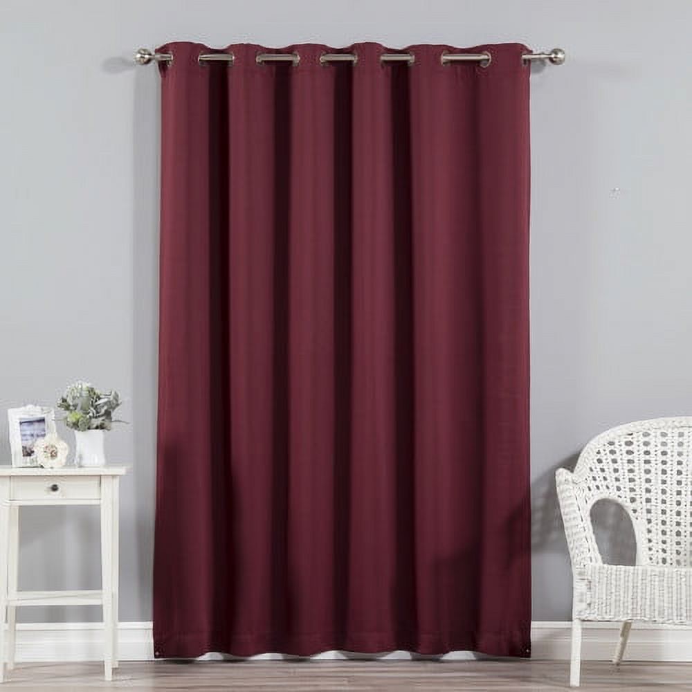 Best Home Fashion, Inc. Extra Wide Width Blackout Thermal Single Curtain Panel