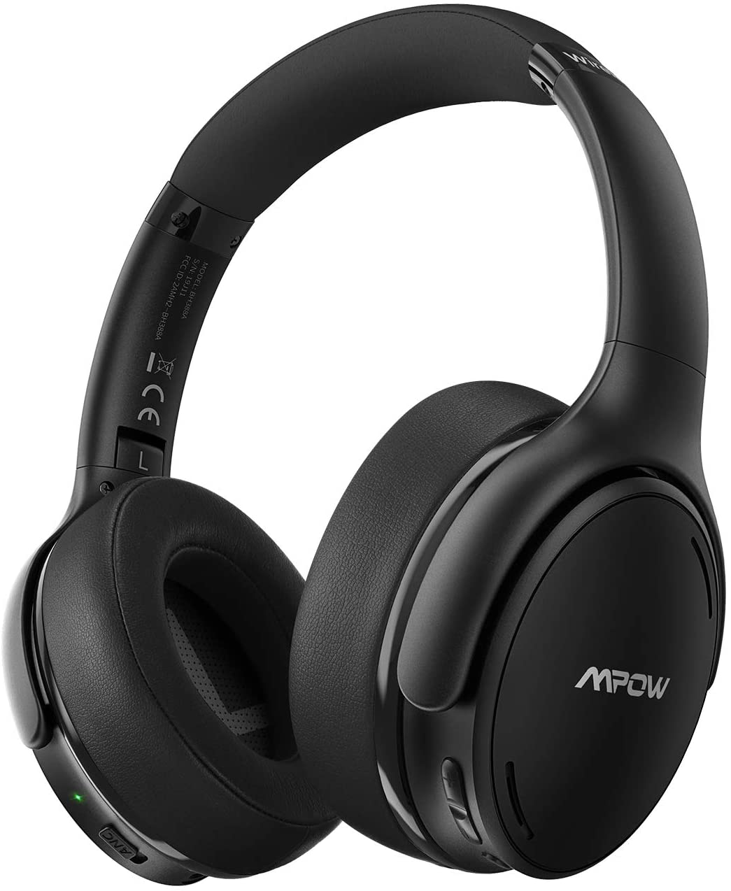 Mpow IPO Bluetooth 5.0 Active Noise Cancelling Headphones, CVC 8.0 Microphone Lightweight Headset for Study, Travel