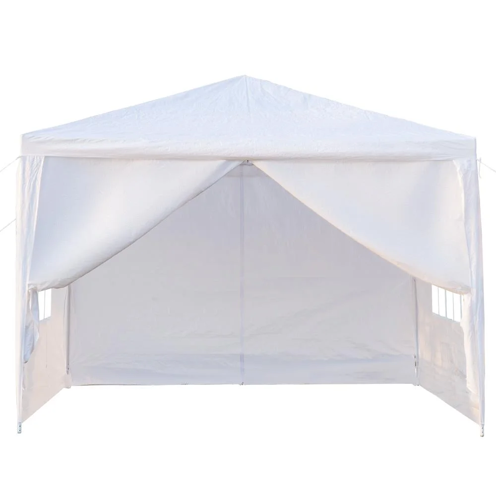 Zimtown 10'x10' Wedding Party Canopy Tent 4 Removable Sidewalls with Windows
