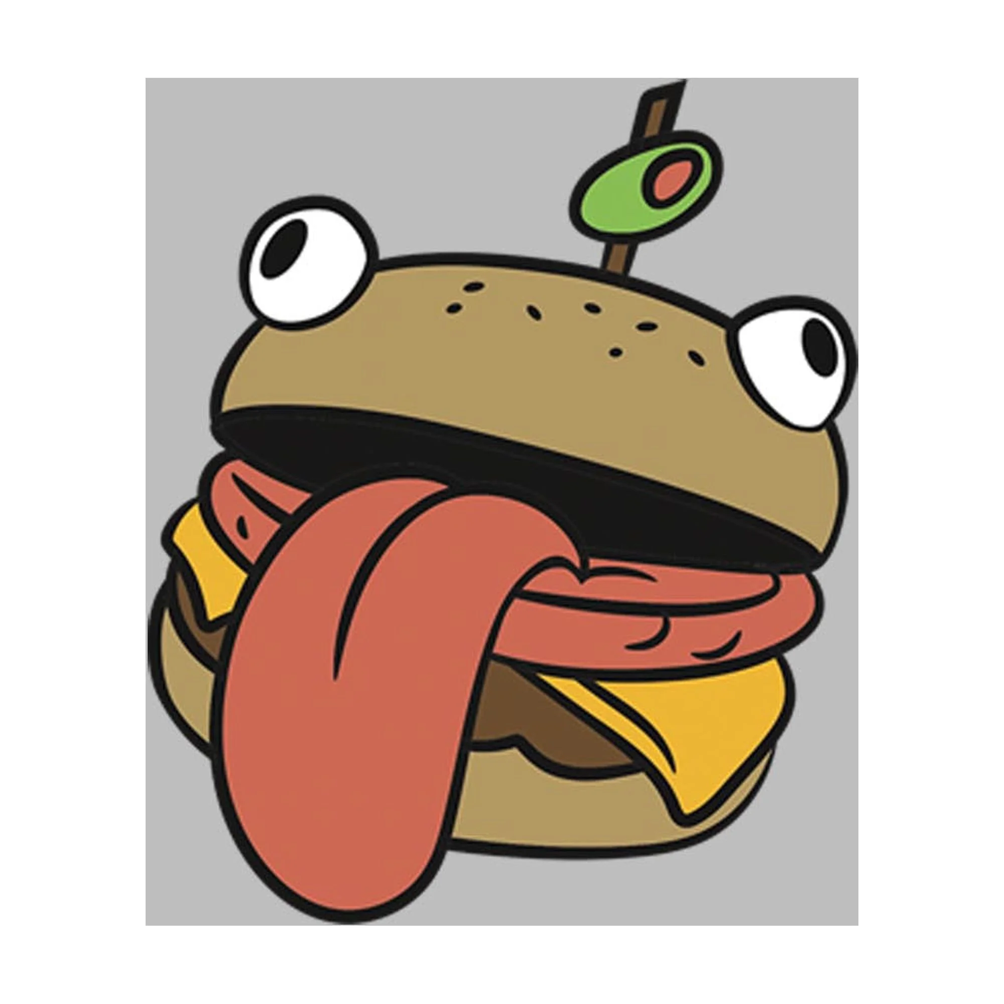 Women's Fortnite Small Durr Burger  Graphic Tee Athletic Heather Large