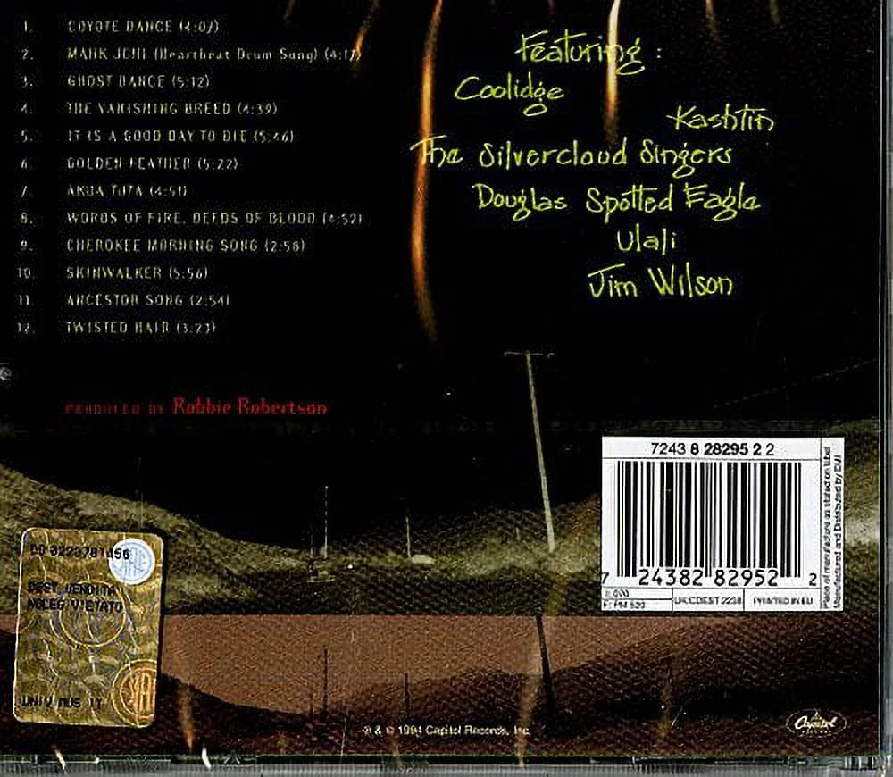 Robbie Robertson - Music for Native Americans Soundtrack - Rock - CD