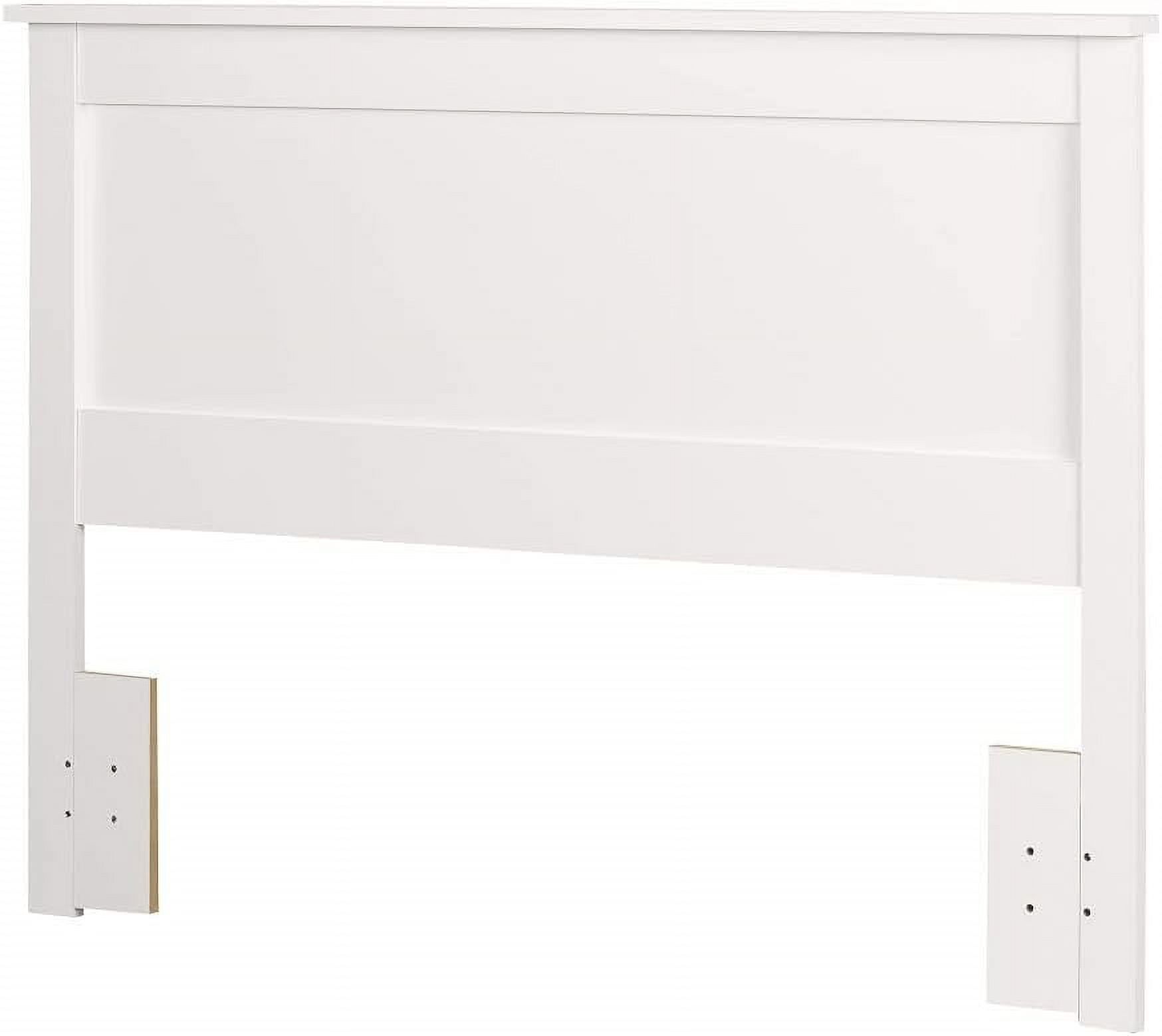 Vio Headboard Full/Queen , 54/60-Inch, Pure Whie