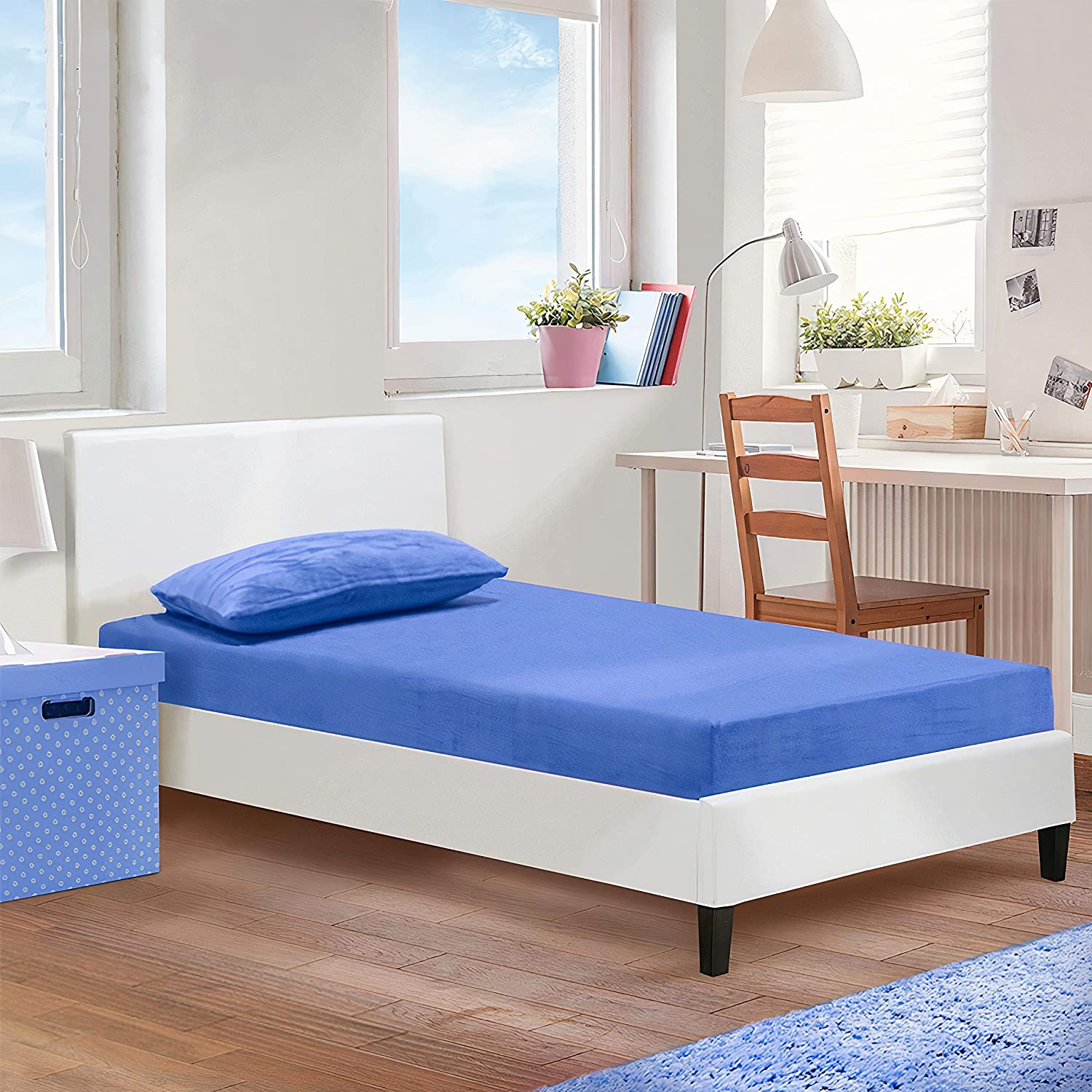 Twin 6 inch Gel Memory Foam Mattress | Free Matching Pillow | Medium Firm | Cool Sleep | CertiPUR-US Certified | No Fiberglass | Great for Kids, Bunk Beds, Trundle, and Daybeds