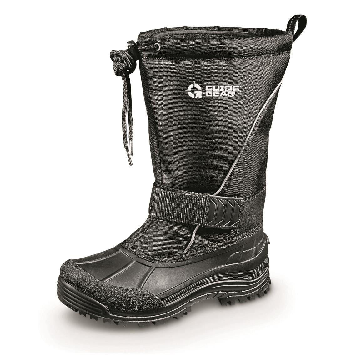 Guide Gear Mens Snowmobile Snow Boots, Waterproof Insulated Winter Work Shoes