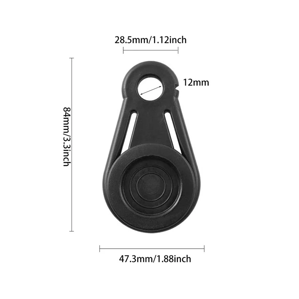 OUNONA 16Pcs Tarp Clips Plastic Tarp Grabbers Movable Tent Snaps Camping Tent Clamps