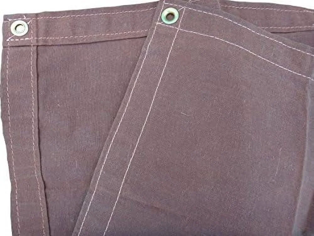 12 Ft. X 16 Ft. Brown 12 Oz. Canvas Tarp