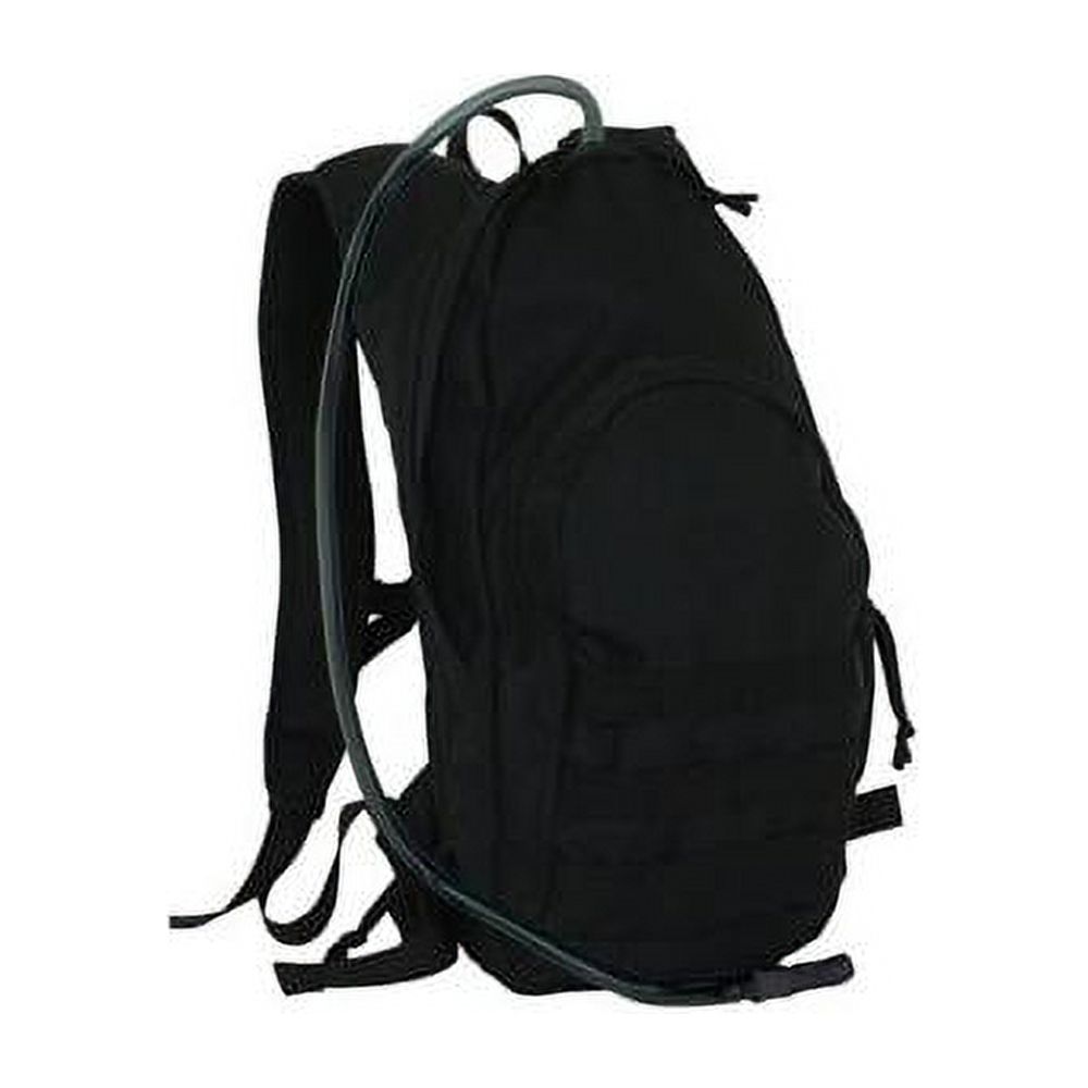 94FO Fox Outdoor Compact Modular Hydration Backpack Bag W/ Hook Loop Closure  Black