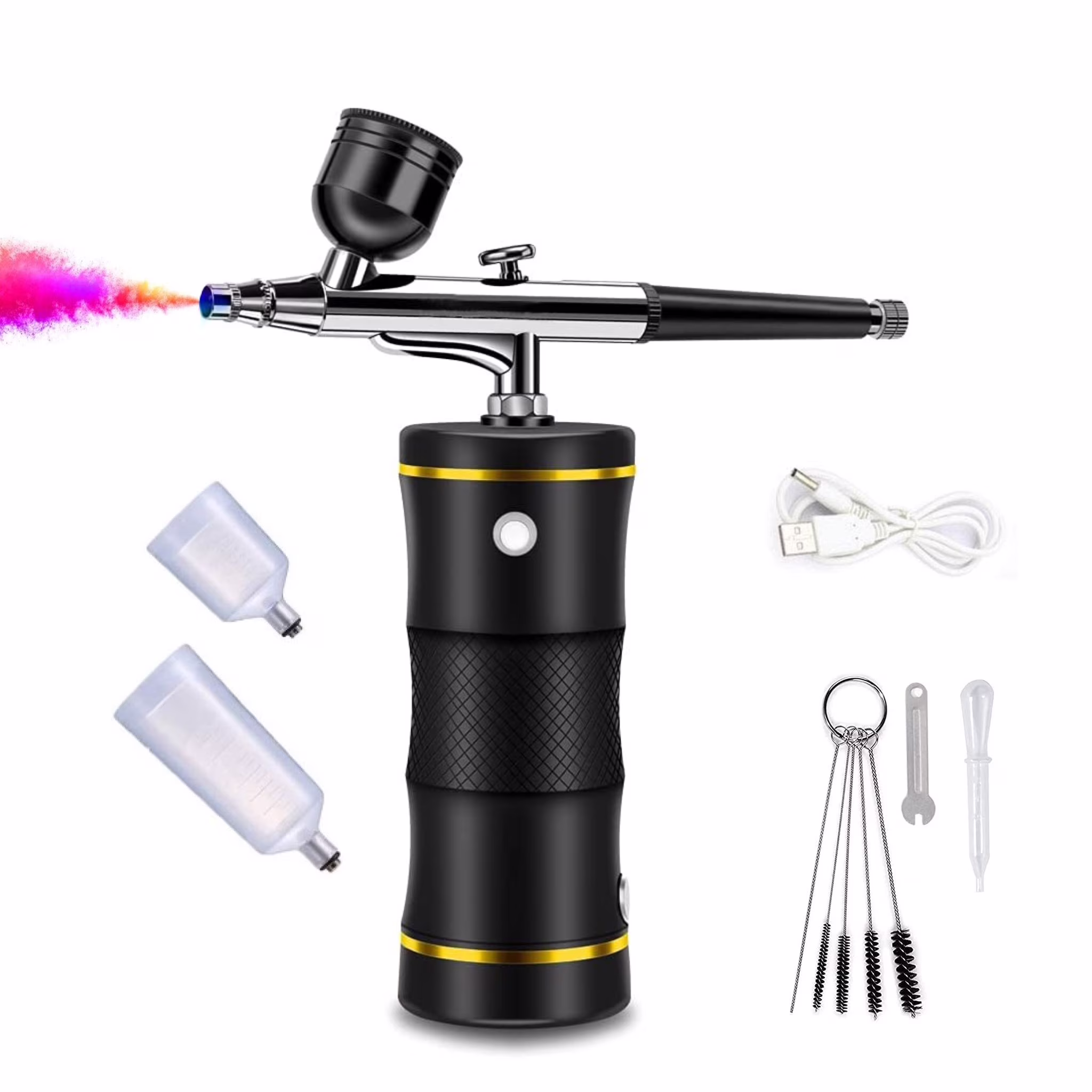 Portable Air Compressor Kit Airbrush Paint Spray Gun Nail Art Tattoo Airbrush Giovanna Beauty