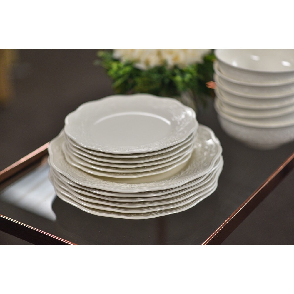 Red Vanilla Country Villa 18Pc Dinnerware Set